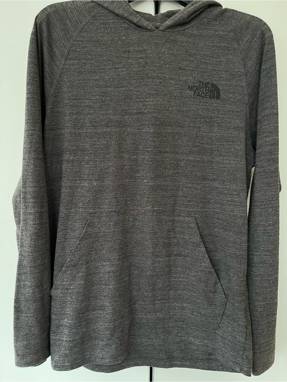 The North Face Men's Dark Heather Gray Hooded Half Dome Pullover Size S
